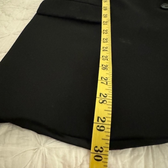 NWOT Zara Single Button Long Black Vest S - Picture 7 of 10